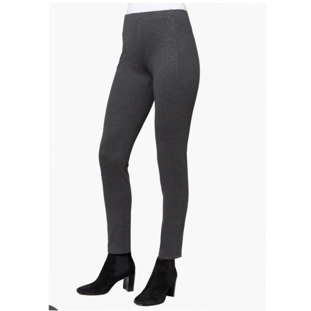 Stella Carakasi Legging Gray Slimming Pants Pullover Elastic Waist Size XS NWT